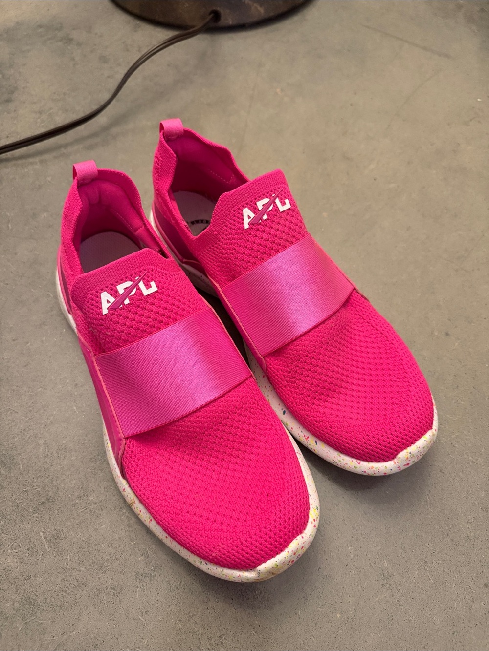 APL Women's Slip-On TechSneak in Hot Pink